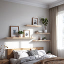 Floating Shelves for Bedroom - Sturdy Wall Shelves for Bedroom with Professional Modern Finish