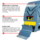 Electric Floor Scraper Vinyl Stripper Carpet Wood Floor Remover