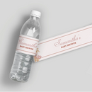 Floral Baby Shower Water Bottle Labels