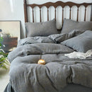 Floral beige & brown jacquard duvet cover set bedroom cotton bedding