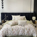 Floral beige egyptian cotton bedding set bedroom muse land print
