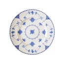 Floral blue & white ceramic dinner plate – dining room porcelain dinnerware
