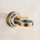 DecorBites™ Brass Soap Holder with Ceramic Dish, Bathroom Soap Basket