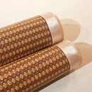 Floral brown woven cooling rattan mat and pillowcase set bedroom bed pad