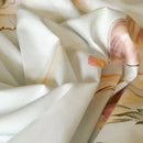 Floral cream & caramel egyptian cotton bedding set bedroom duvet cover