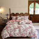 Floral cream egyptian cotton bedding sets bedroom print duvet cover