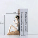 Floral crown woman resin figure sculpture living room decor