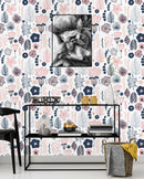 Floral Elements Wallpaper