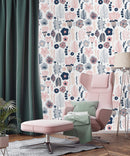 Floral Elements Wallpaper