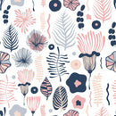 Floral Elements Wallpaper