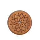 Floral engraved wooden french bread lame kitchen dough scorer set