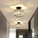Floral gold glass crystal led ceiling chandelier for living room