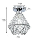 Floral gold glass crystal led ceiling chandelier for living room