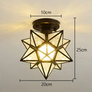 Floral gold glass crystal led ceiling chandelier for living room