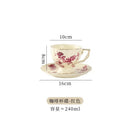 Floral lemon cream porcelain tea set dining room gold trimmed