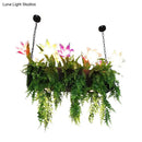 DecorBites™ Industrial Metal Black Island Pendant Light with LED Bulbs - Hanging Lamp Kit for Restaurants