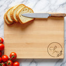 Floral Monogram Cutting Board