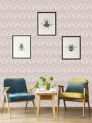 Floral Ornament in Vintage Style Wallpaper