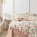 Floral pastel 100s egyptian cotton bedding set for bedroom