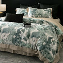 Floral pastel cream lyocell cotton bedding set – bedroom duvet cover