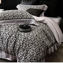 Floral pastel cream lyocell cotton bedding set – bedroom duvet cover