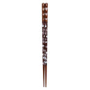 Floral patterned bamboo wood chopsticks set – dining room gift box