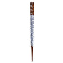 Floral patterned bamboo wood chopsticks set – dining room gift box