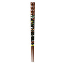Floral patterned bamboo wood chopsticks set – dining room gift box