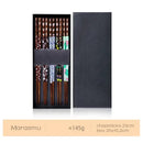 Floral patterned bamboo wood chopsticks set – dining room gift box
