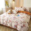 Pink Floral Cotton Bedding