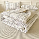 Floral pink & white cartoon small fresh bed sheets bedroom quilt