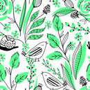 Floral Print Wallpaper