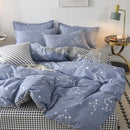 Floral puppy cotton printed bedding set bedroom duvet cover