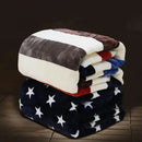 Floral red & pink coral fleece flannel flower blanket bedroom decor