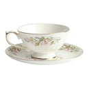 DecorBites™ Bone China Tea Set: Teapot, Teacup, Saucer, Fruit Plate, Tray, Mugs & Tableware