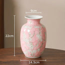 DecorBites™ Blue & White Porcelain Vase Pot for Stylish Room Aesthetic Decor & Flowers