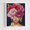 Flower Harmony CS2524 15.8 x 19.7 inches Crafting Spark Diamond Painting Kit