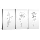 Flower Lines Canvas