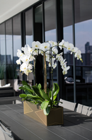 Flower Vase | Black and Gold