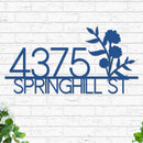 Flowers Address Sign