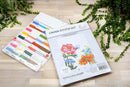 Flowers and Butterfly Counted Cross-Stitch Kit by Luca-S BU4019L