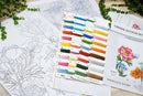 Flowers and Butterfly Counted Cross-Stitch Kit by Luca-S BU4019L
