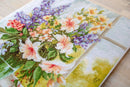 Flowers at the Window BU4015L Counted Cross-Stitch Kit