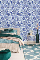 Flowers in Provence Style Wallpaper