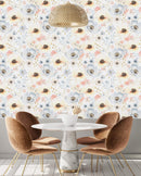 Flowers with Geometric Elements3 Wallpaper