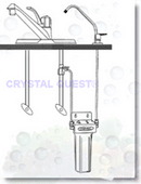 Fluoride Removal + SMART Single Under Sink Water Filter System