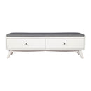 Flynn Bench, White