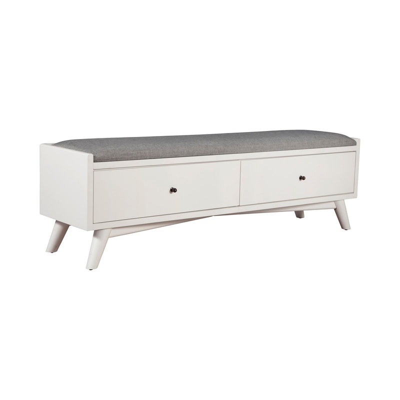 Flynn Bench, White