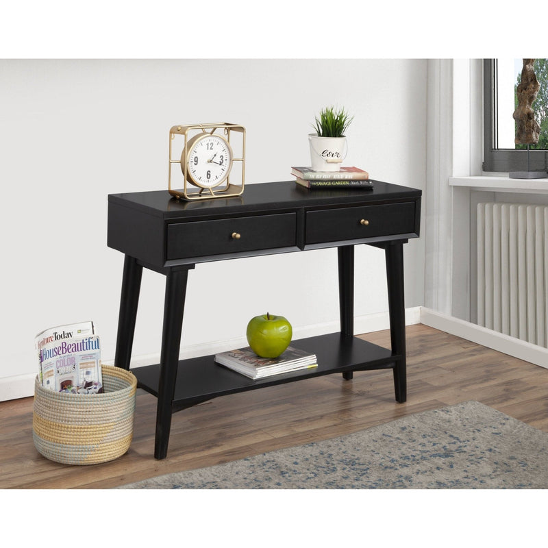 Flynn Console Table, Black