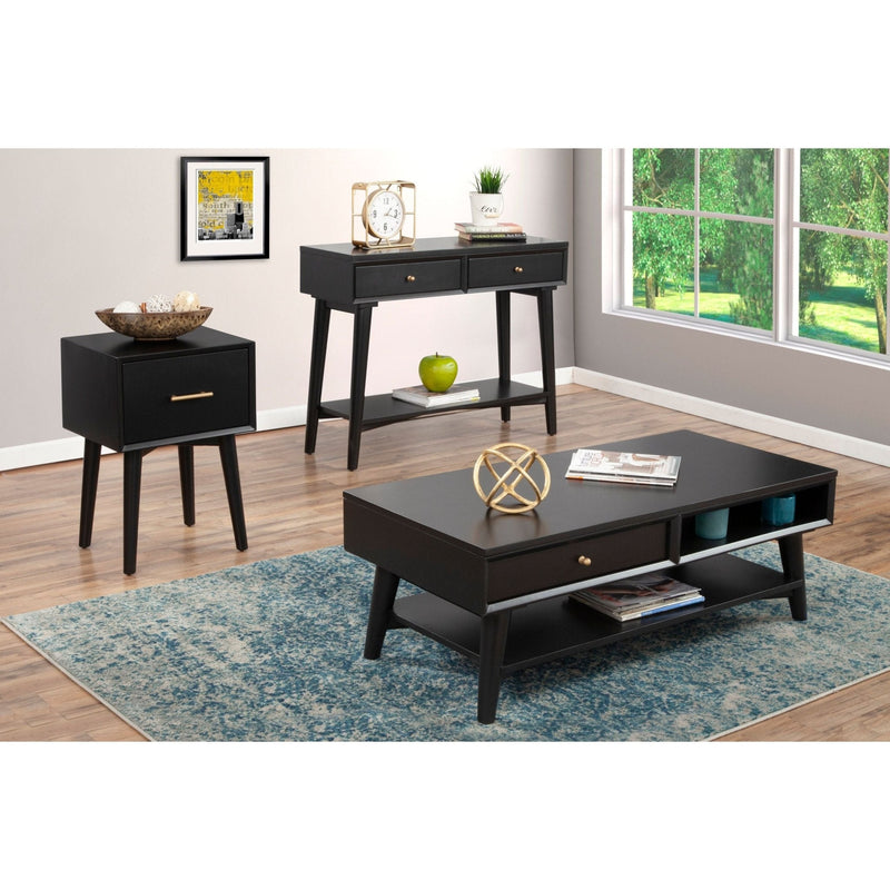 Flynn Console Table, Black